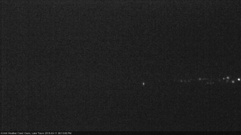 Lake Travis webcam, March 11, 2019 7:15 PM CT