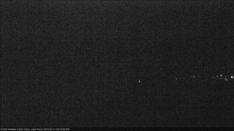 Lake Travis webcam, March 11, 2019 7:20 PM CT