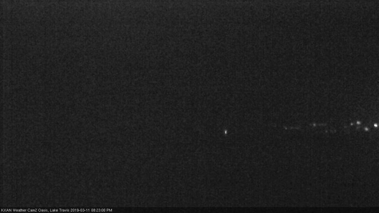 Lake Travis webcam, March 11, 2019 7:25 PM CT