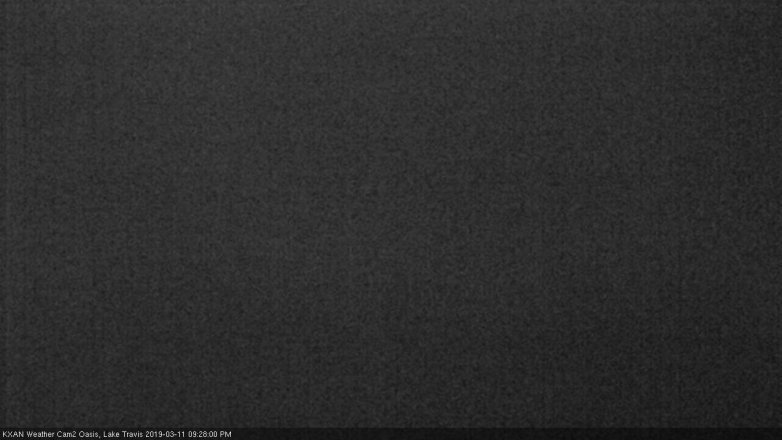 Lake Travis webcam, March 11, 2019 8:30 PM CT