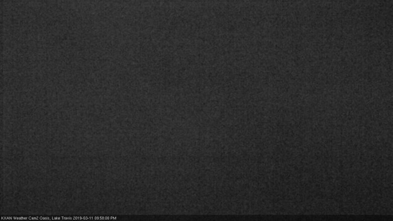 Lake Travis webcam, March 11, 2019 9:00 PM CT