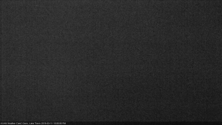 Lake Travis webcam, March 11, 2019 9:10 PM CT