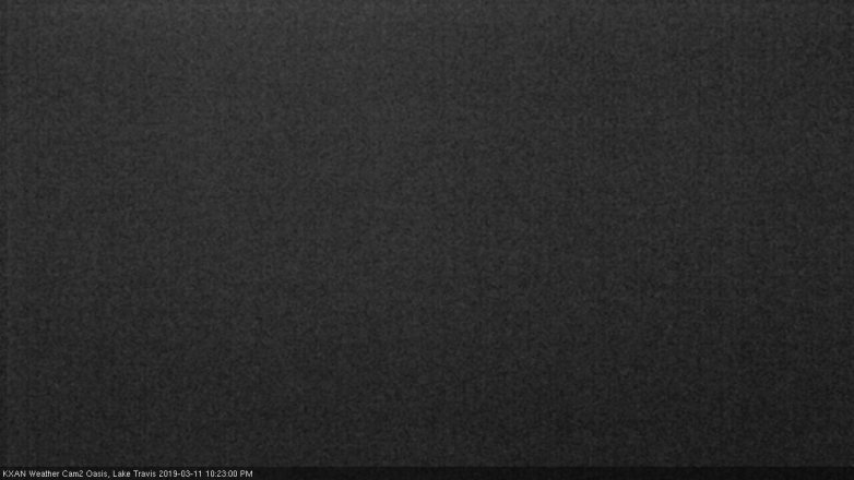 Lake Travis webcam, March 11, 2019 9:25 PM CT