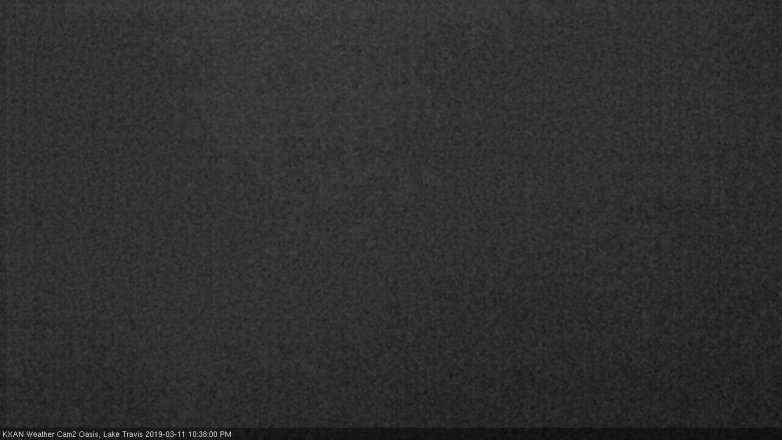 Lake Travis webcam, March 11, 2019 9:40 PM CT