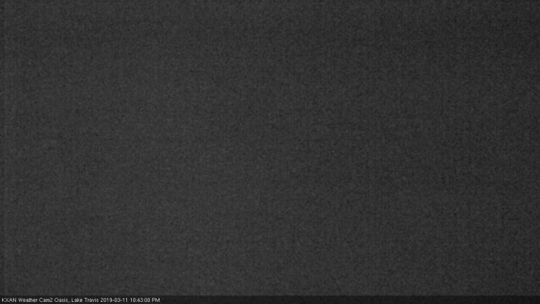 Lake Travis webcam, March 11, 2019 9:45 PM CT