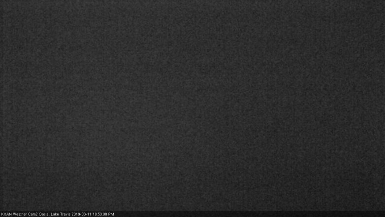 Lake Travis webcam, March 11, 2019 9:55 PM CT