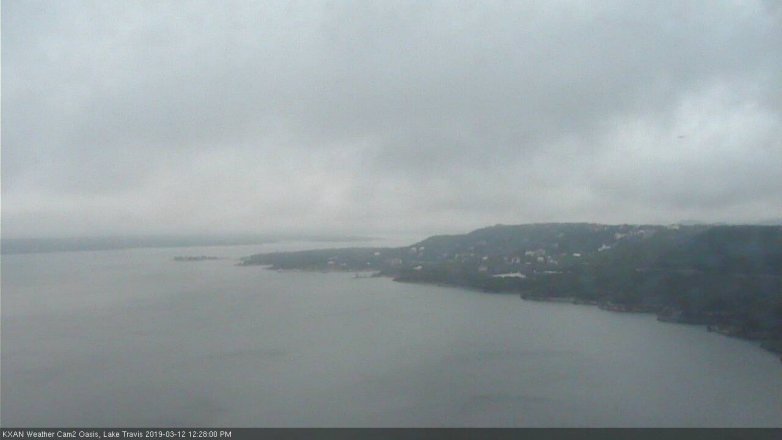 Lake Travis webcam, March 12, 2019 11:30 AM CT