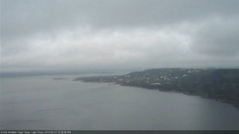 Lake Travis webcam, March 12, 2019 11:40 AM CT