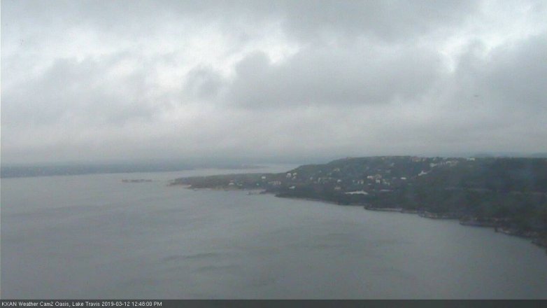 Lake Travis webcam, March 12, 2019 11:50 AM CT