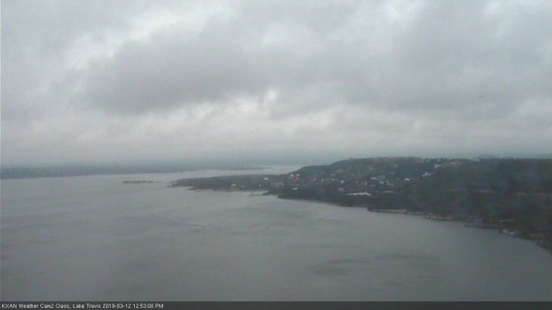 Lake Travis webcam, March 12, 2019 11:55 AM CT