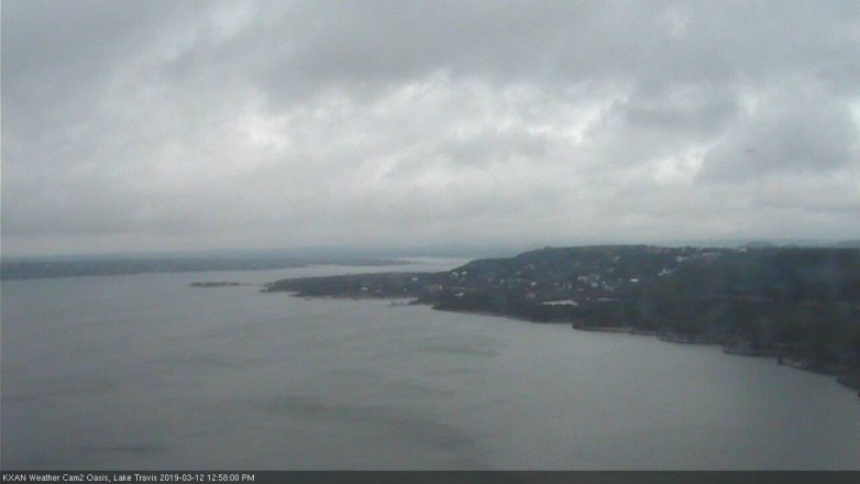 Lake Travis webcam, March 12, 2019 12:00 PM CT