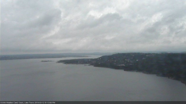 Lake Travis webcam, March 12, 2019 12:15 PM CT