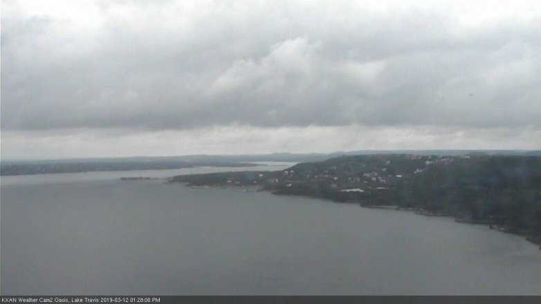 Lake Travis webcam, March 12, 2019 12:30 PM CT