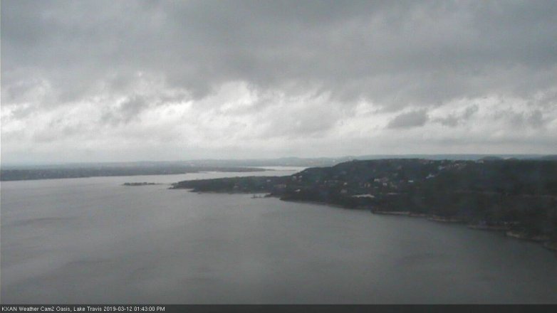 Lake Travis webcam, March 12, 2019 12:45 PM CT
