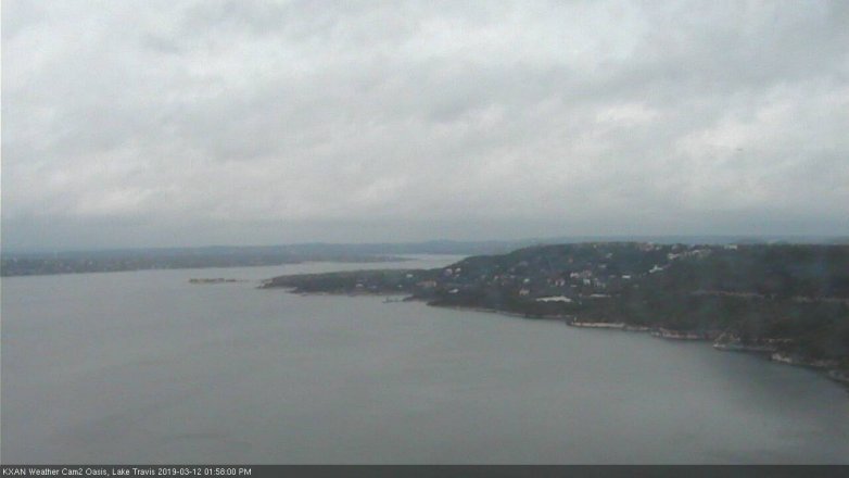 Lake Travis webcam, March 12, 2019 1:00 PM CT