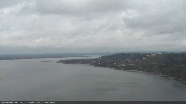 Lake Travis webcam, March 12, 2019 1:05 PM CT
