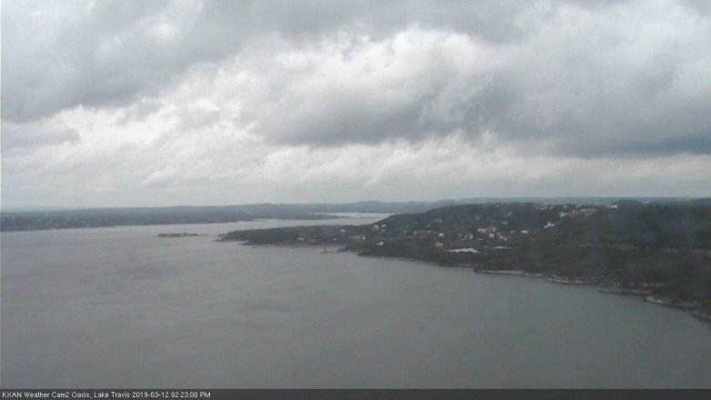 Lake Travis webcam, March 12, 2019 1:25 PM CT