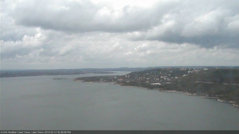 Lake Travis webcam, March 12, 2019 1:50 PM CT
