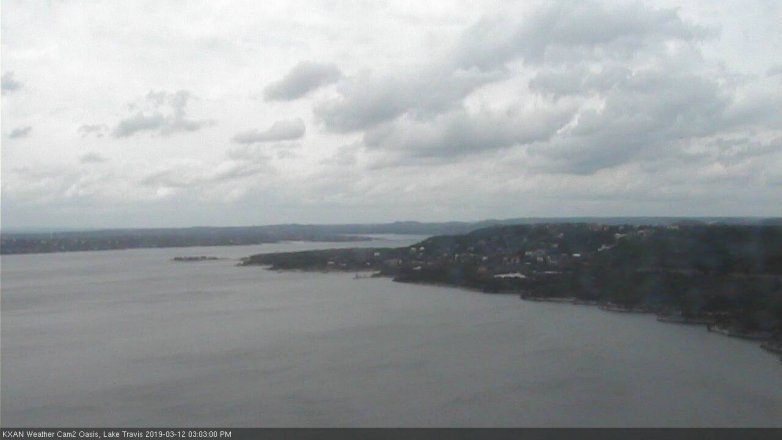 Lake Travis webcam, March 12, 2019 2:05 PM CT