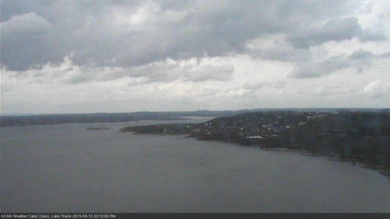 Lake Travis webcam, March 12, 2019 2:20 PM CT