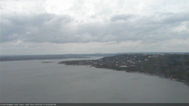 Lake Travis webcam, March 12, 2019 2:30 PM CT