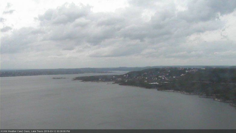 Lake Travis webcam, March 12, 2019 2:40 PM CT