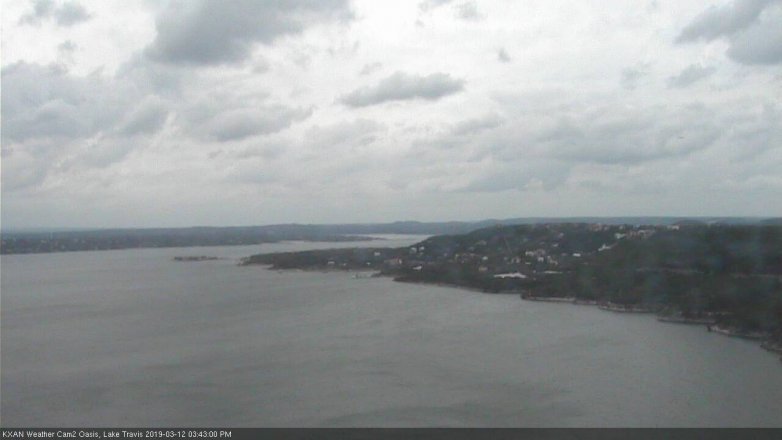 Lake Travis webcam, March 12, 2019 2:45 PM CT