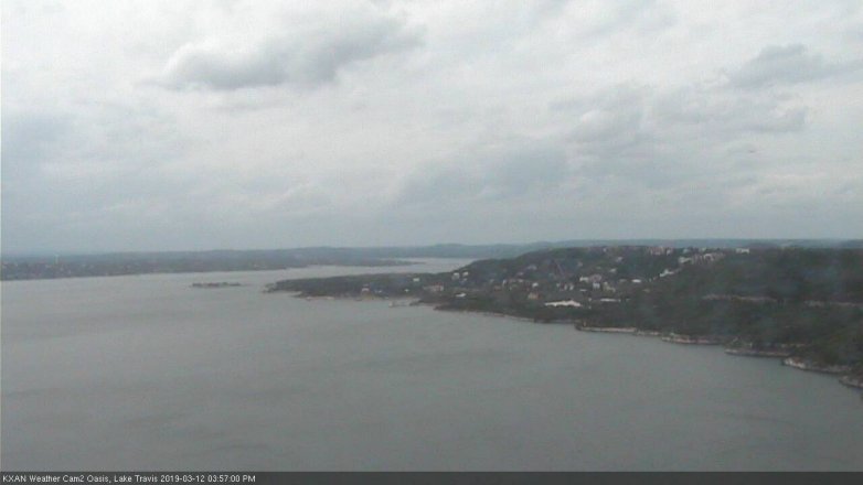 Lake Travis webcam, March 12, 2019 3:00 PM CT