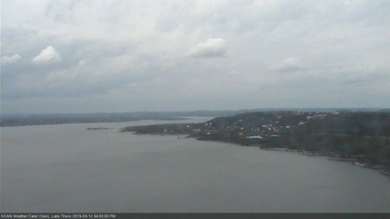 Lake Travis webcam, March 12, 2019 3:05 PM CT