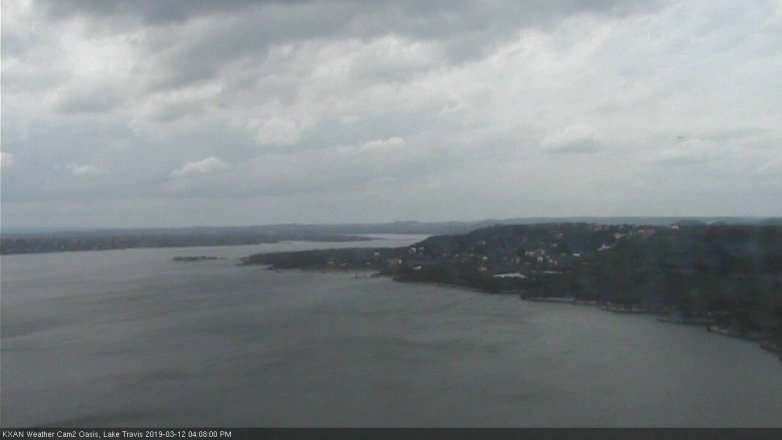 Lake Travis webcam, March 12, 2019 3:10 PM CT
