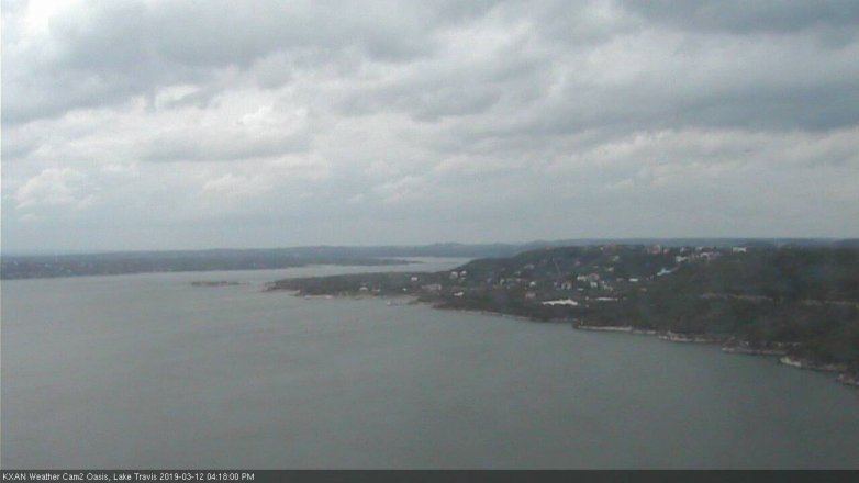 Lake Travis webcam, March 12, 2019 3:20 PM CT