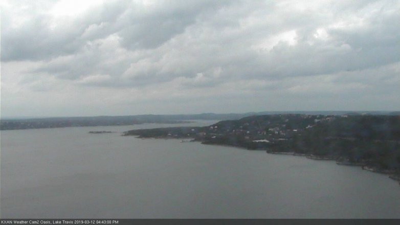 Lake Travis webcam, March 12, 2019 3:45 PM CT