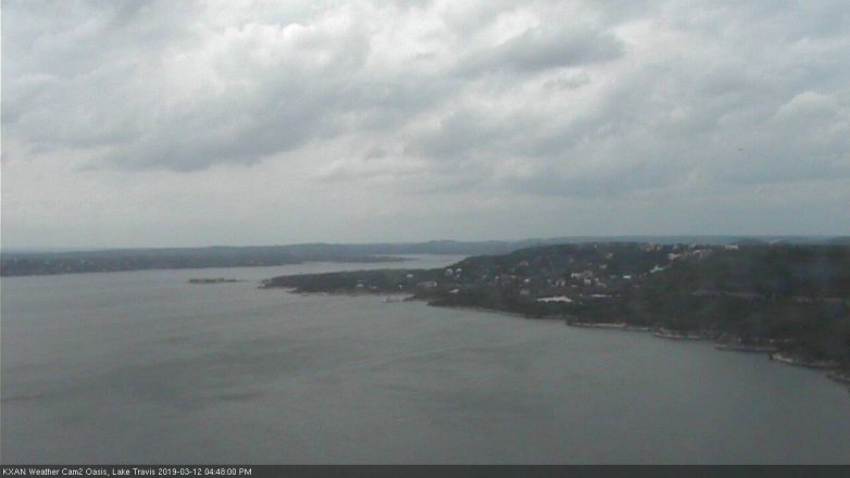 Lake Travis webcam, March 12, 2019 3:50 PM CT