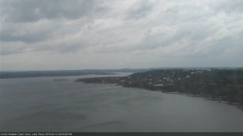 Lake Travis webcam, March 12, 2019 3:55 PM CT