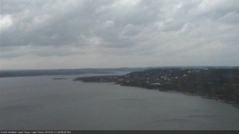 Lake Travis webcam, March 12, 2019 4:00 PM CT