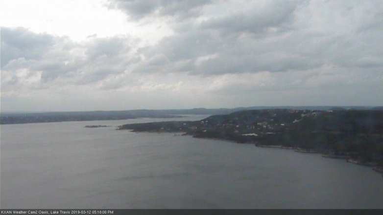 Lake Travis webcam, March 12, 2019 4:20 PM CT