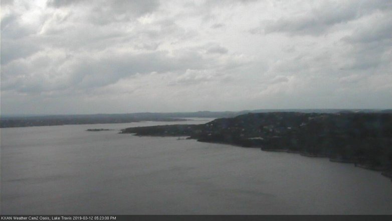 Lake Travis webcam, March 12, 2019 4:25 PM CT