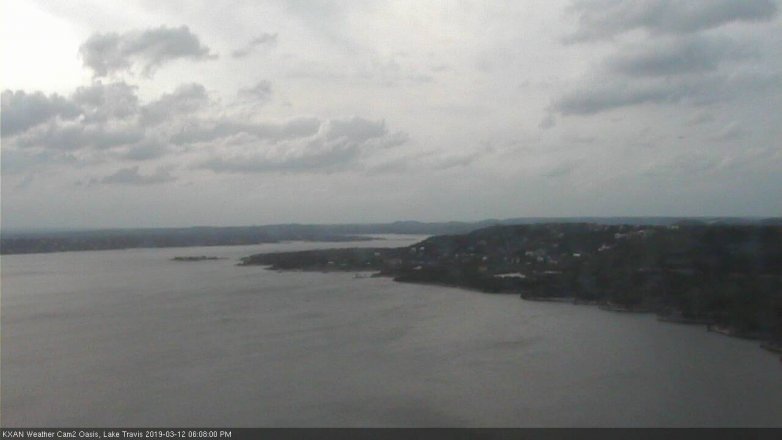 Lake Travis webcam, March 12, 2019 5:10 PM CT