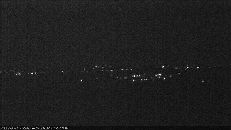 Lake Travis webcam, March 12, 2019 7:20 PM CT