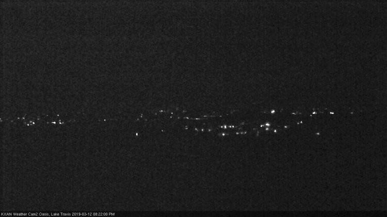 Lake Travis webcam, March 12, 2019 7:25 PM CT