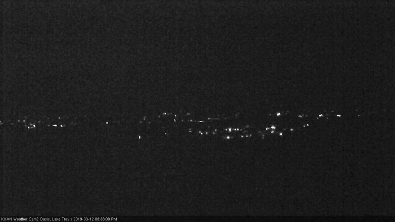 Lake Travis webcam, March 12, 2019 7:35 PM CT