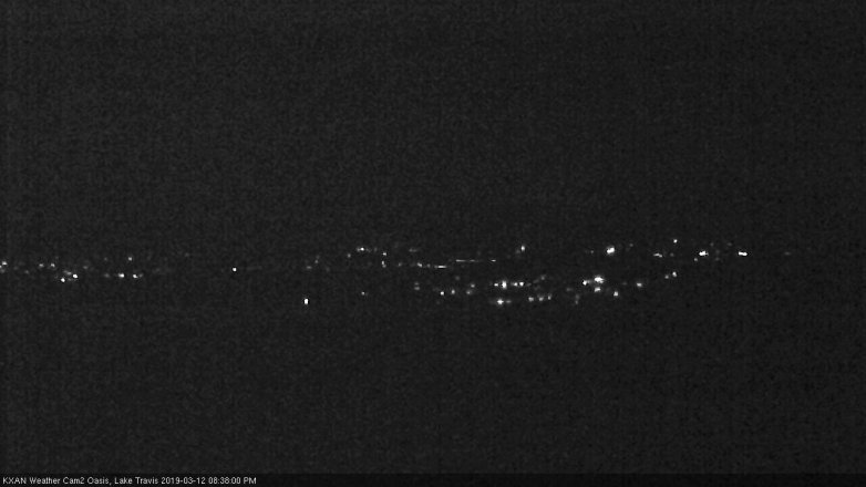 Lake Travis webcam, March 12, 2019 7:40 PM CT