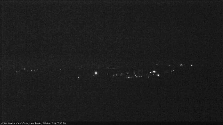 Lake Travis webcam, March 12, 2019 10:25 PM CT