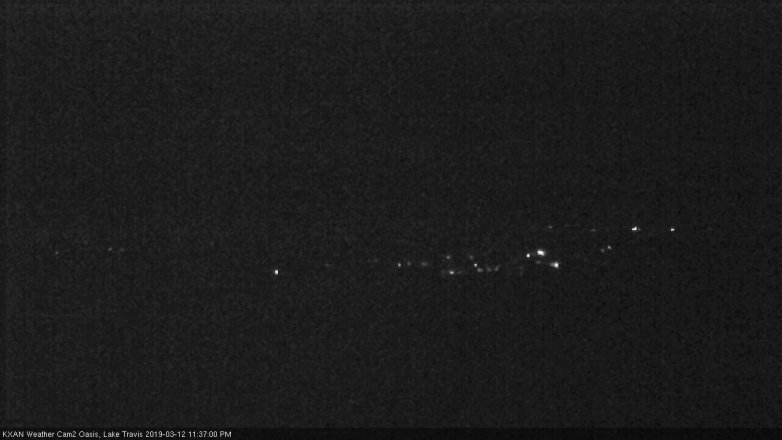 Lake Travis webcam, March 12, 2019 10:40 PM CT