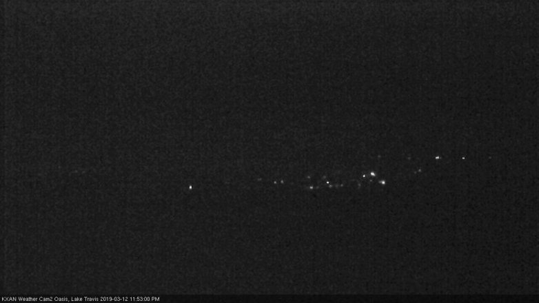 Lake Travis webcam, March 12, 2019 10:55 PM CT