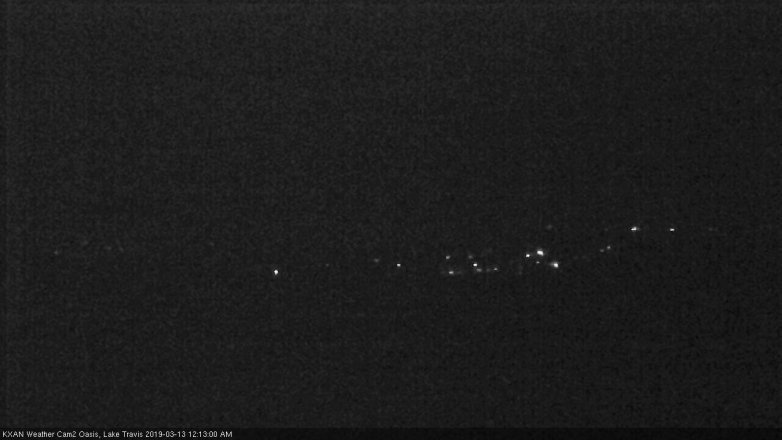 Lake Travis webcam, March 12, 2019 11:15 PM CT