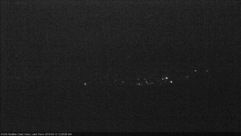 Lake Travis webcam, March 12, 2019 11:30 PM CT