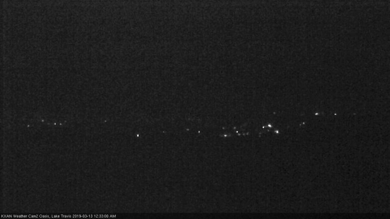 Lake Travis webcam, March 12, 2019 11:35 PM CT
