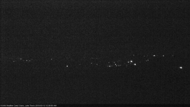 Lake Travis webcam, March 12, 2019 11:40 PM CT