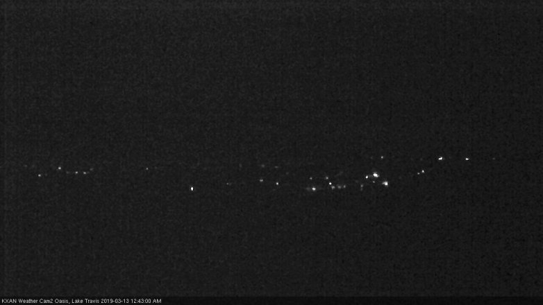 Lake Travis webcam, March 12, 2019 11:45 PM CT